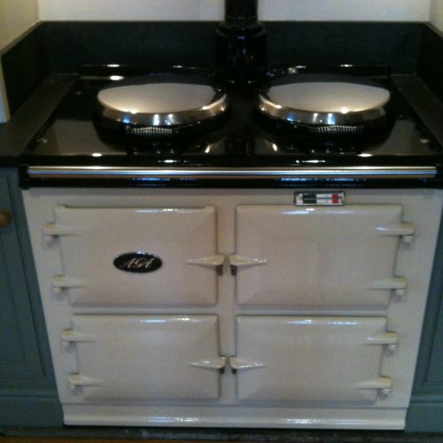 A cleaned Rayburn AGA